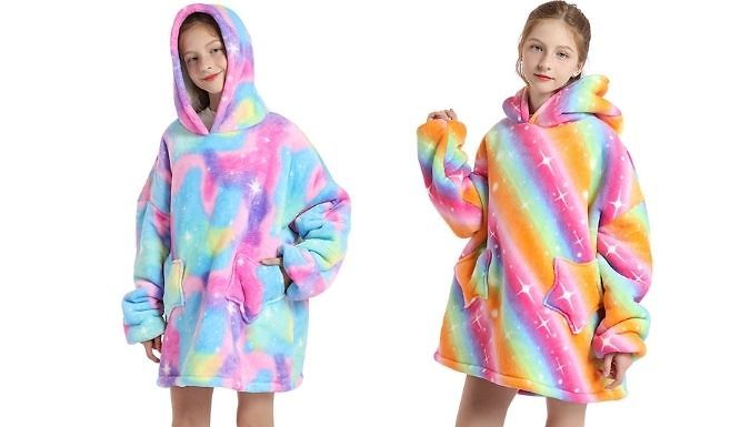 Oversized Kids Blanket Hoodie - 20 Designs