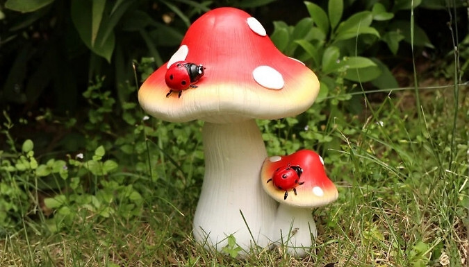Resin Mushroom Garden Ornament - 4 Designs!