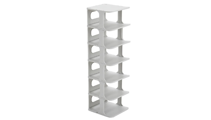 6-Tier Plastic Shoe Rack