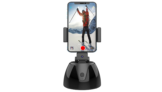 360-Degree Face Track Rotating Phone Holder