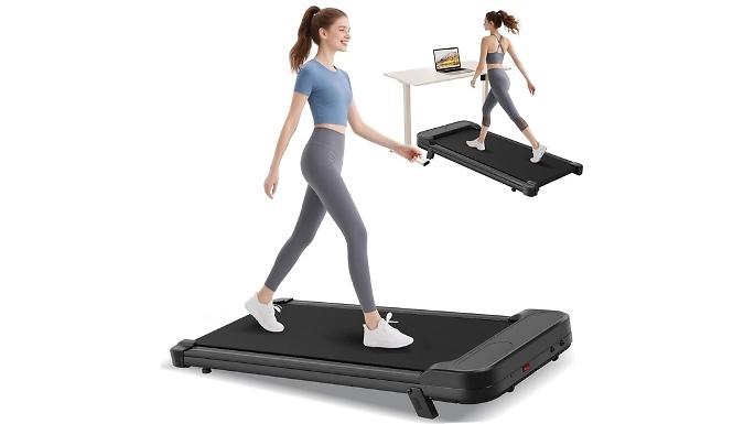 Portable 2.5HP Treadmill with Remote and LED Display