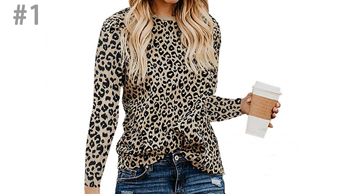 Leopard Printed Long Sleeve Shirt - 3 Designs