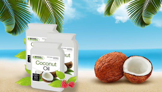 Extra Virgin Coconut Oil (1000mg) - 60, 120 or 180 Capsules