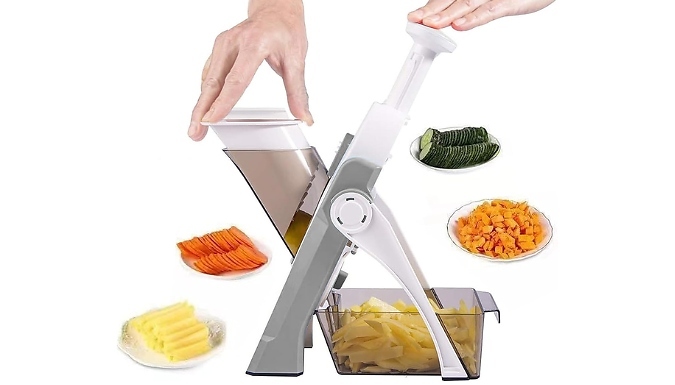 4 Mode Vegetable Slicer with Storage Container