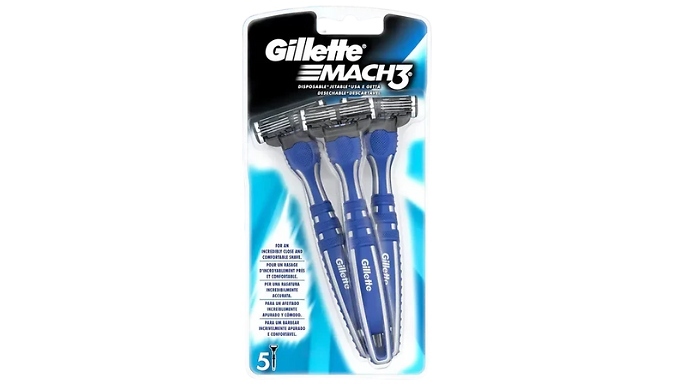 20-Pack Gillette Mach3 Disposable Razors