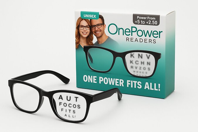 High-Definition Autofocus Presbyopia Glasses – One Power Fits All