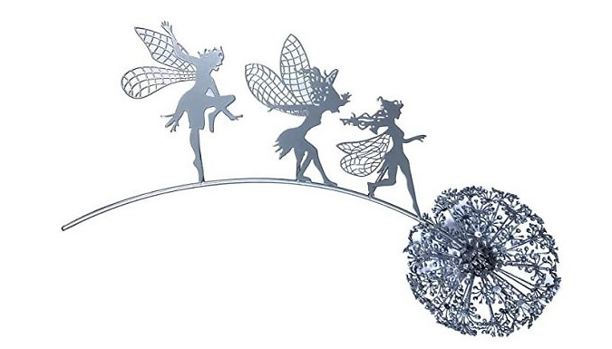 Garden Fairy Dancing On A Dandelion Sculpture - 4 Designs from GoGroopie