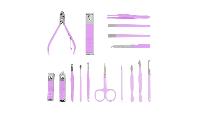 16-in-1 Manicure Nail Clipper Kit - 7 Colours. from Go Groopie IE