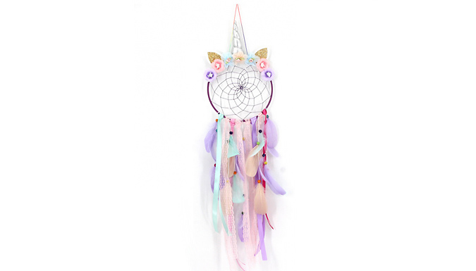 Unicorn Dream Catcher with Optional LED Lamp - 2 Colours