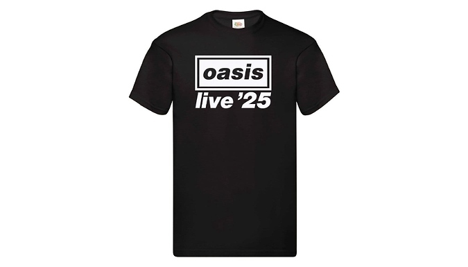 Oasis Live ’25 T-Shirt - 2 Colours & 8 Sizes