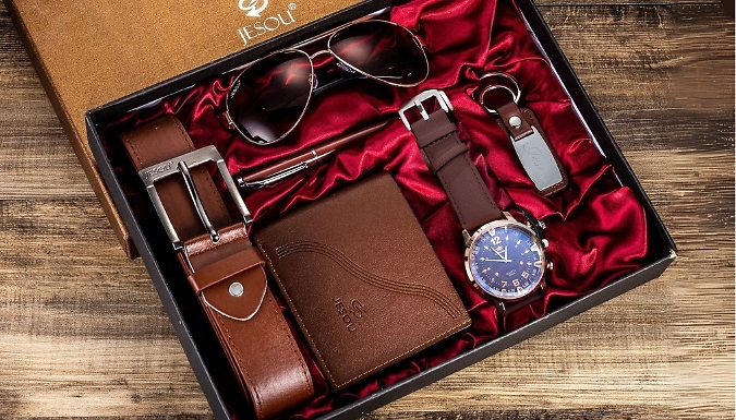 6-Piece Men's Accessory Gift Set - 2 Colours