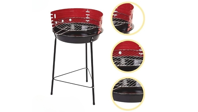 14-Inch Portable Charcoal BBQ Grill