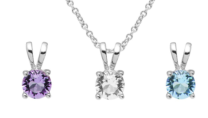 Set of 3 Luxury Crystal Pendants and Earrings Set - 2 Colours