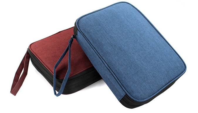 Gadgets & Cables Double Compartment Storage Bag - 4 Colours at Go Groopie IE