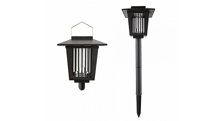 BugBrite Solar-Powered Bug Zapper Lamp