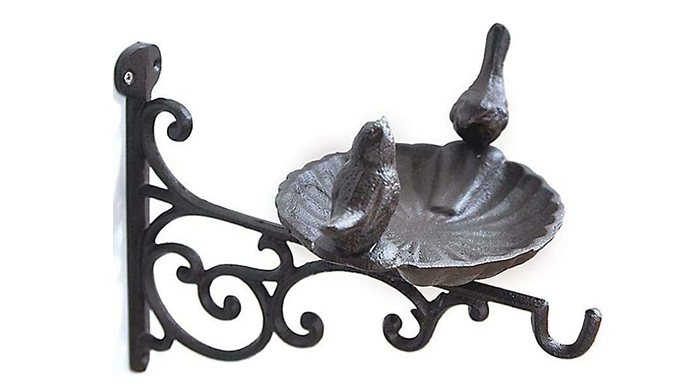 Wall Hanging Bird Bath & Feeder