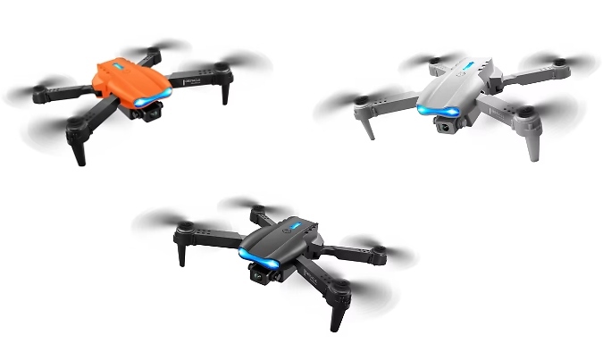 Portable Smart Foldable Drone - 3 Colours & 3 Options