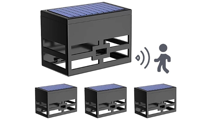 Outdoor Motion Sensor Garden Lights - 1, 2, 3 or 4 Pack. at Go Groopie IE