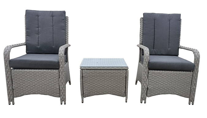 3-Piece Outdoor Luxury Bistro Set