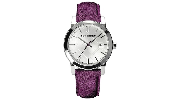 Women's Burberry Purple Watch - 34mm