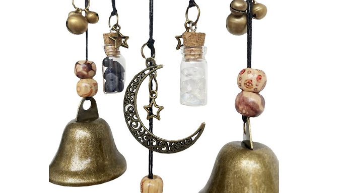 Witch Wind Chime Ornament - 1 or 2 Chimes