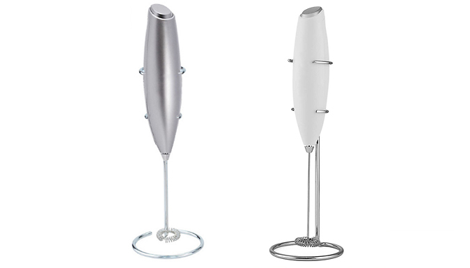 Milk Frother with Stand - 5 Colours