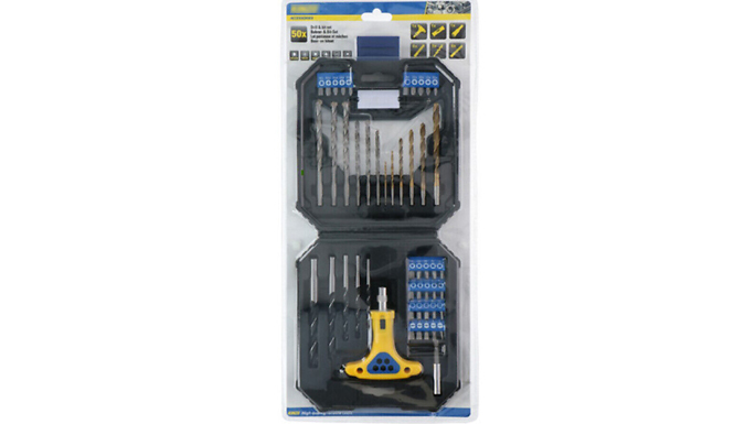 50 Piece Drill & Bit Set