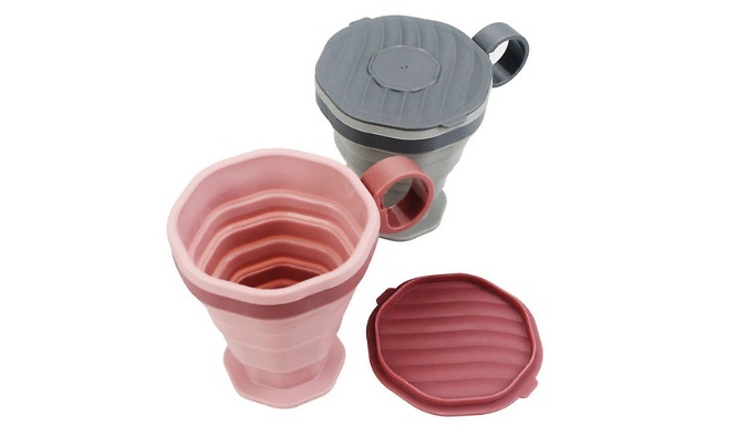 Portable Folding Silicone Water Cup - 2 Colours