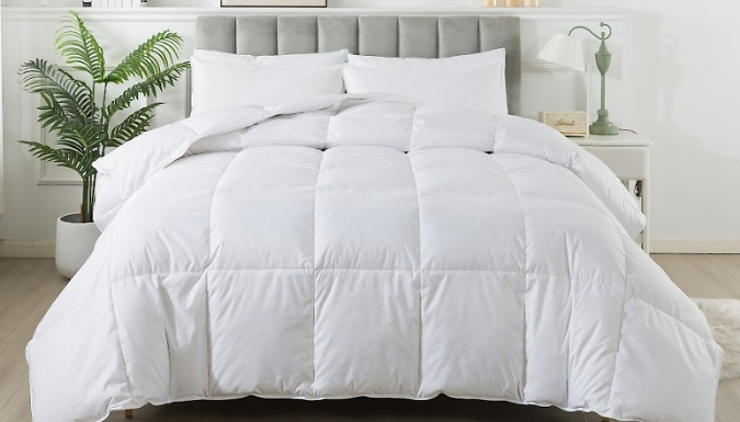 Luxury Hotel Quality White Duck Feather & Down Duvet - 4 Sizes!