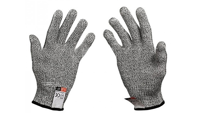 1 or 2-Pack of Thorn Proof Cut-Resistant Gloves - 5 Sizes at Go Groopie