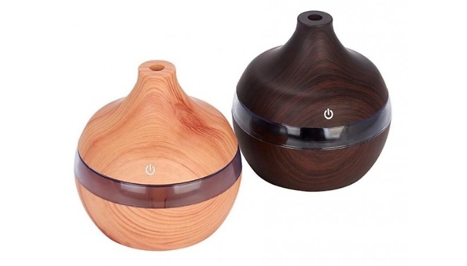 USB Ultrasonic Aroma Humidifier - 3 Colours