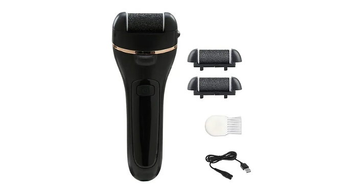 Electric Pedicure Tool Set with LED Light & Accessories