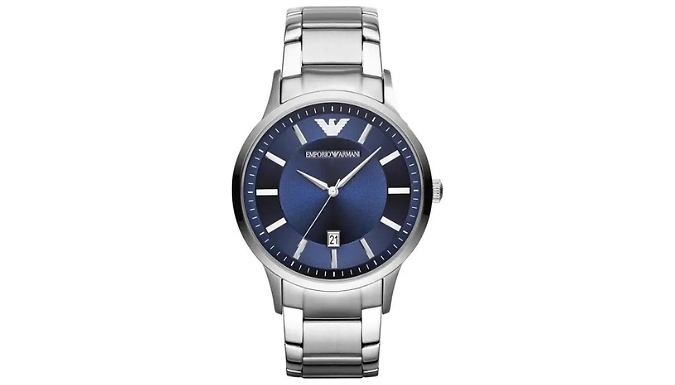 Men's Emporio Armani Quartz Blue Dial Watch