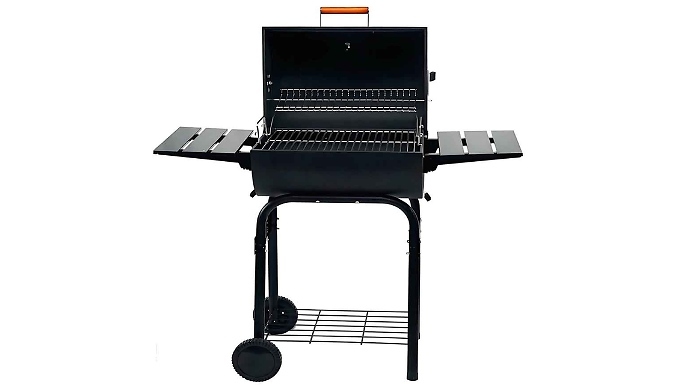 Large Charcoal BBQ Barrel Grill & Smoker