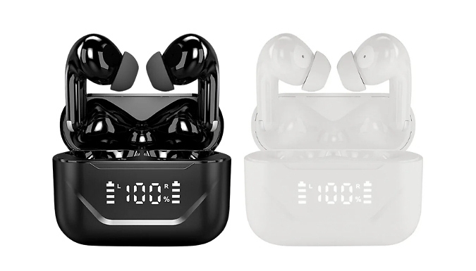 Smart Translation Earbuds & Charging Case - 2 Colours!