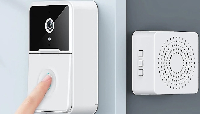 Wireless Night Vision Doorbell with Chime