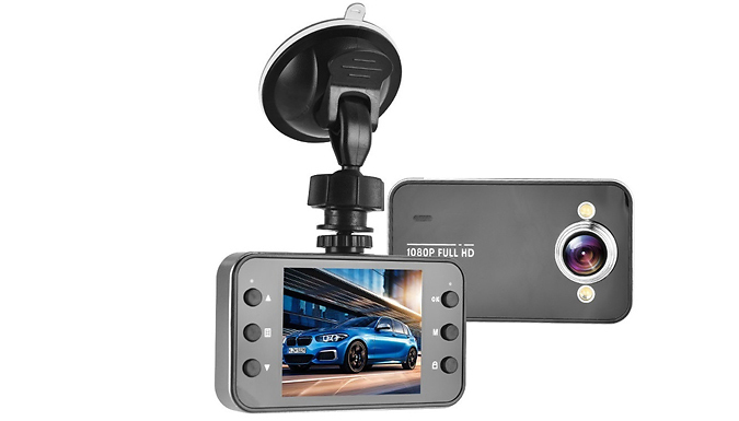 Motion-Sensor HD Night Vision Car Dash Camera Set