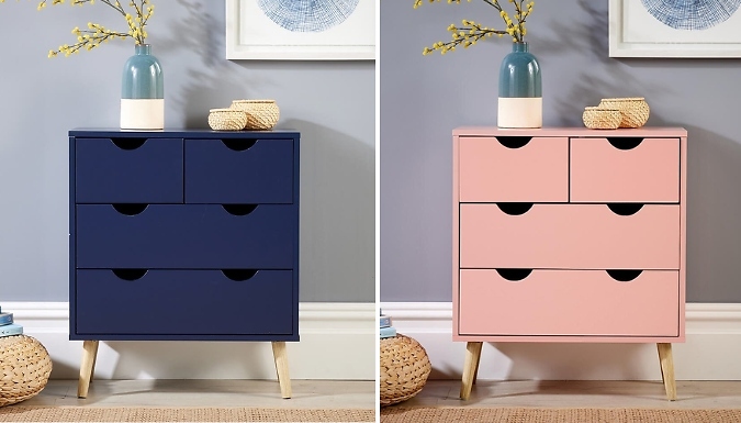 Skara Chest of 4 Drawers - 4 Colours