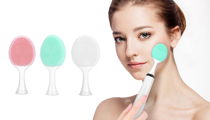 1, 2, 3 or 4-Pack of Facial Cleansing Brush Heads - 3 Colours