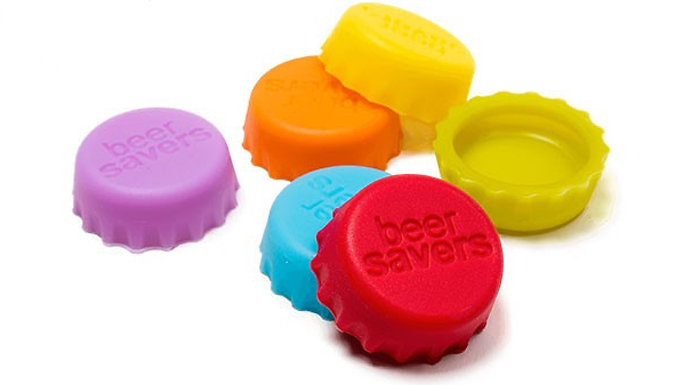 6 or 12-Pack of Beer Bottle Stoppers