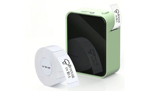 Mini Portable Label Printer - 2 Colours