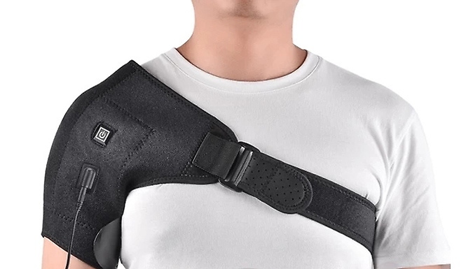 Breathable Heated Soft Shoulder Brace - 3 Heat Settings!