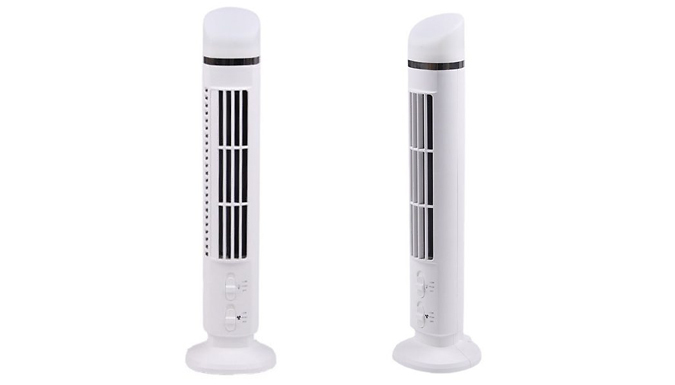 Mini Portable Fan with LED Light Deal Price £12.99