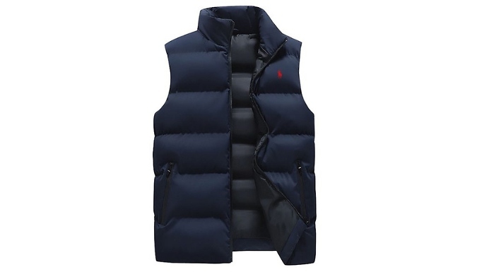 Men’s Puffer Gilet Padded Vest - 5 Colours & Sizes