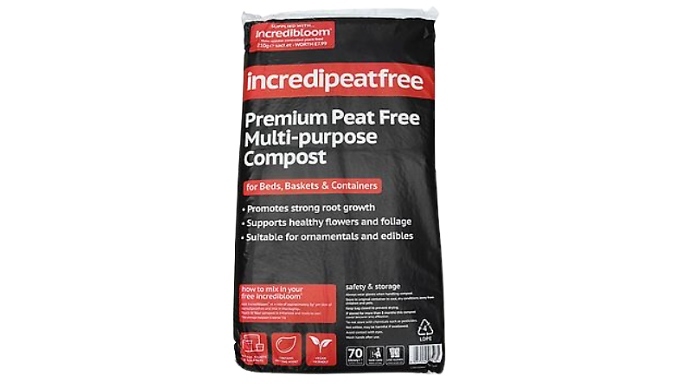 70L of incrediPeatFree Multi-Purpose Compost - with Free Gift!