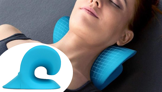 Supertrendinuk Cervical Traction Relaxer Device Pillow