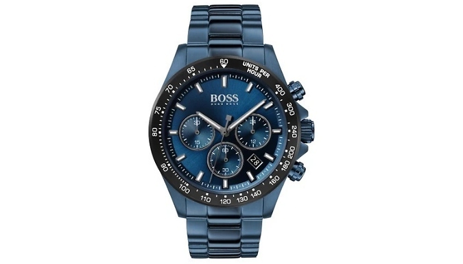 Men's Hugo Boss Stainless Steel Blue Watch - HB1513758