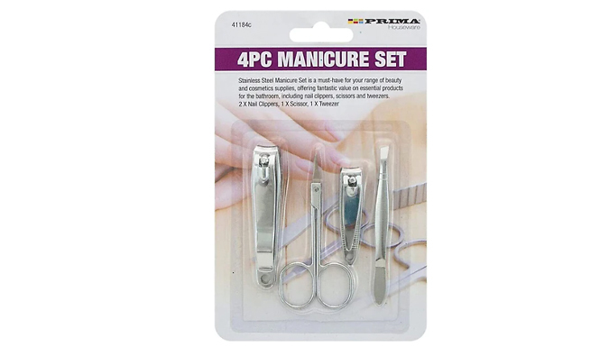 4-Piece Nail Clipper Manicure Set at Go Groopie