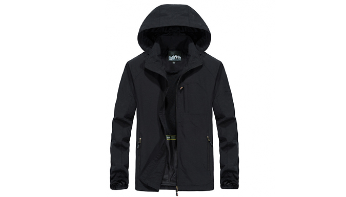 Men's Quick-Drying Hooded Jacket - 4 Colours & 6 Sizes