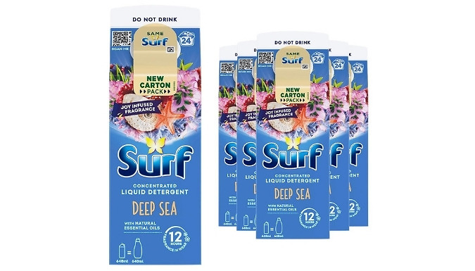 Surf Deep Sea Concentrated Liquid Detergent - 3 or 6 Pack!